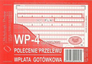 Polecenie Przelewu A6 4-skł. 445-5
