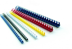 Grzbiety plast. 19 mm białe 50 szt./op.