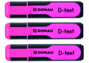 Zestaw 3x zakreślacz fluorescencyjny Donau D-Text
