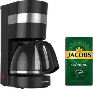 Przelewowy ekspres do kawy Blaupunkt 1,25l + kawa