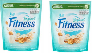 Płatki śniadaniowe Nestle Fitness z jogurtem x2