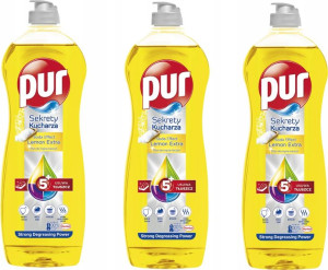 Pur Sekrety Kucharza Lemon Płyn do Naczyń 750ml x3