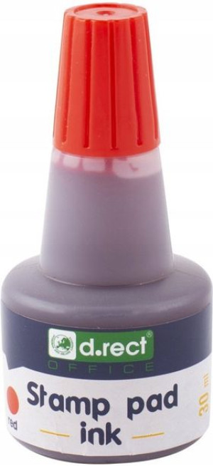 Tusz Do Pieczątek Stepmli D.rect Czerwony 30ml X3