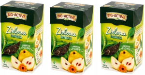 Herbata zielona liściasta Big-Active 100g x3 opak