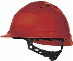 HEŁM KASK OCHRONNY roboczy regulowany BHP czerwony