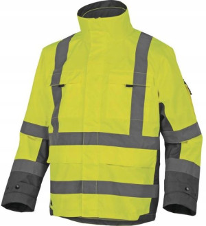 Kurtka Odblaskowa Bhp 4w1 Deltaplus Tarmac Żół. Xl