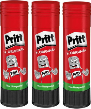 Klej biurowy Pritt w sztyfcie 20g x 3