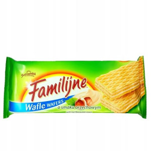 Wafle Familijne Jutrzenka Orzechowe Wafelki 180g
