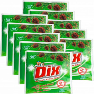 Kostka do WC z koszyczkiem Sunik leśny 35g x 10