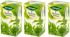 Herbata Herbapol zielona 20T x 3 opakowania