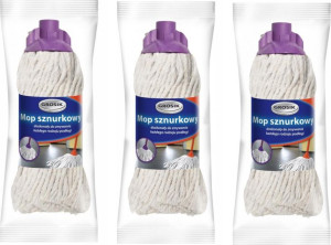 Mop sznurkowy końcówka Grosik 3 szt trójpak