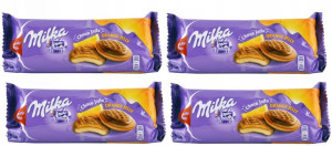 Biszkopty Milka Choco Jaffa pomarańczowy 147g x 4