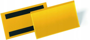 Kieszeń Magazynowa Durable 150x67mm Żółta 50 Szt