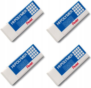Gumka do ścierania Pentel ZEH 05 średnia x 4 szt