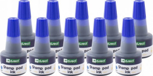 Tusz do stempli D.Rect 30ml niebieski x 10