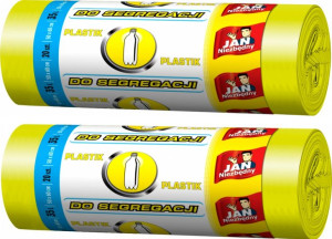 Worki Jan Niezbędny EP 35l 2x20szt żółty