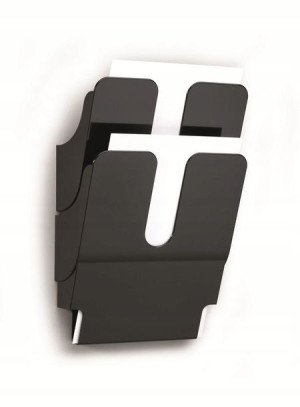 Pojemnik na ulotki DURABLE Flexiplus 2xA4 czarny