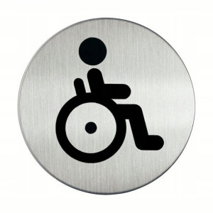 Tabliczka piktogram WC DLA NIEPEŁNOSPRAWNYCH