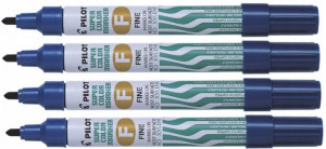 Marker permanentny Pilot SCA Niebieski Fine x 4