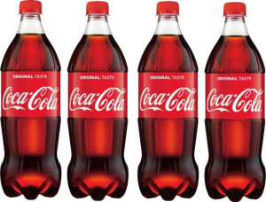 Napój gazowany Coca-Cola butelka 4x0.85l