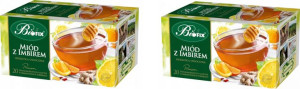 Bifix Premium miód z imbirem Herbatka owocowa x2