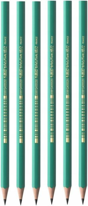 Ołówek Bic Evolution Bez Gumki Hb 6 Szt