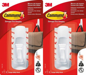 Haczyk wielokrotnego użytku Command 1 szt x 2