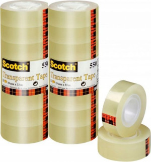 Taśma klejąca Scotch 550 wytrzymała 19mmx33m x 2