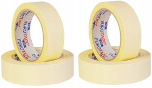 Taśma maskując Dalpo Euro-Tape 48mmx33m żółta x 4