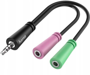 Hama 00200352 kabel audio 0,15 m 3.5mm 2 x 3.5mm
