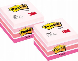 Notes samoprzylepny Post-it 76x76mm 900k różowy