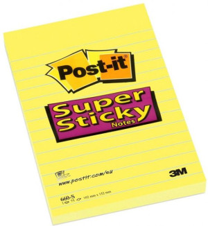 Bloczek samoprzylepny żółty karteczki notes