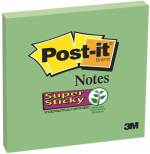Karteczki samoprzylepne Post-it Zielone 76 x 76