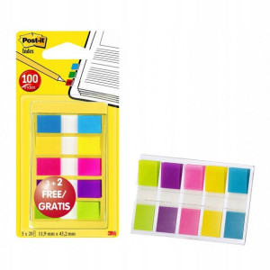 Zakładki Post-it Mini 5 neonowych kolorów po