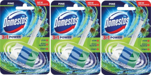 Kostka toaletowa Domestos 3in1 40g sosna x 3