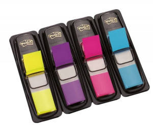 Zakładki Post-it Mini 4 neonowe kolory po 35szt