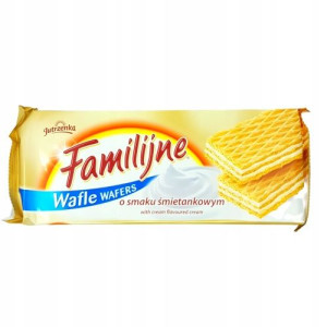 Wafle Familijne Jutrzenka Śmietankowe Wafelki 180g