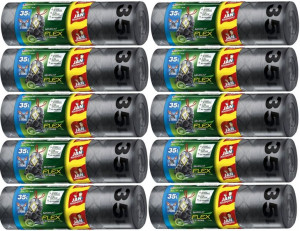 JAN NIEZBĘDNY Worki śmieci MAGNUM FLEX 35l x 10