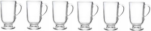 ZESTAW SZKLANKI DO KAWY LATTE Herbaty 310ml 6 szt