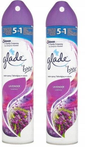 Odświeżacz Glade by Brise spray lawendowy 300ml x2