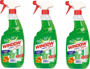 Płyn do mycia szyb z octem z rozpyl kwiat 750ml x3