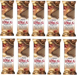 Zestaw 10x wafelek Góralki nugatowy 50g
