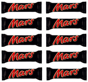 Baton Mars Nugat Karmel W Czekoladzie 51g X 10