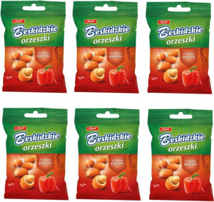 Orzeszki ziemne Beskidzkie Aksam paprykowe 70 g x6