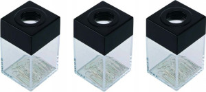 Pojemnik na spinacze Q-Connect z magnesem x 3