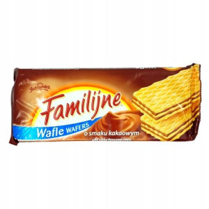 Wafle Familijne Jutrzenka Kakaowe Wafelki 180g