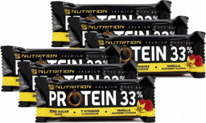 Go On Nutrition Protein Bar 33% Vanilla 50g x 6