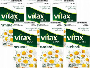 Herbata Vitax rumianek 120szt