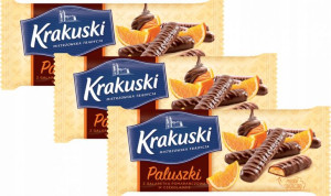 KRAKUSKI PALUSZKI POMARAŃCZOWE z galaretką x 3