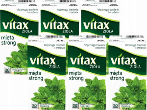 Vitax Zioła herbata Mięta Strong 120 saszetek